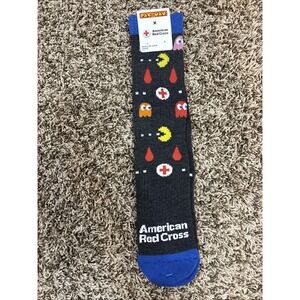 American Red Cross Donor Pac-Man Socks